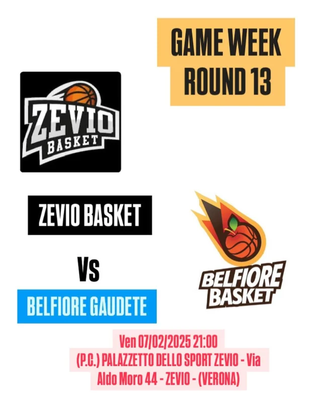 Giocheremo contro una squadra che da sempre é sinonimo di avversario tosto e che attualmente sta giocando un buon campionato. Partita importante per mantenere positivo lo scontro diretto e per il piazzamento nella classifica generale.

Forza cagnacci🔥🏀
Belfiore basket, un bel posto dove giocare.