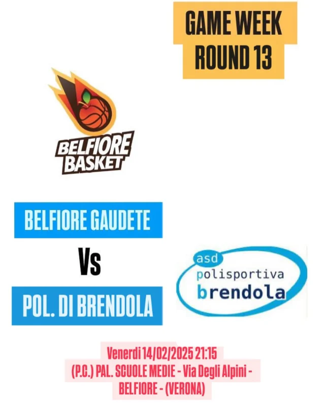 Partita importante per noi, contro una delle migliori squadre del campionato.
Si gioca in casa con l’obiettivo di ottenere la prima vittoria del girone di ritorno.

Forza cagnacci🔥🏀
Belfiore basket, un bel posto dove giocare.